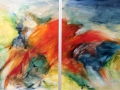 Landschaft 2-teilig